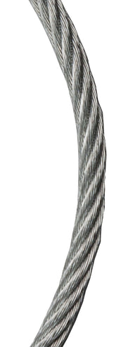 BARON 695940 Cable, 3/32 in Dia, 500 ft L, Galvanized